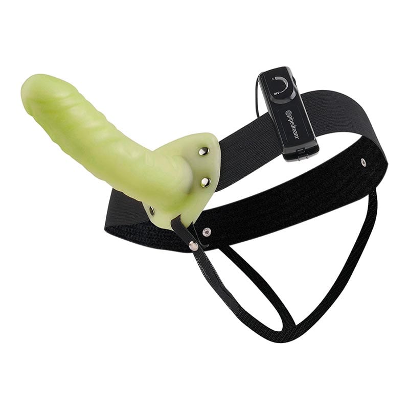 Fetish Fantasy | Hohler, vibrierender & phosphoreszierender Umschnalldildo