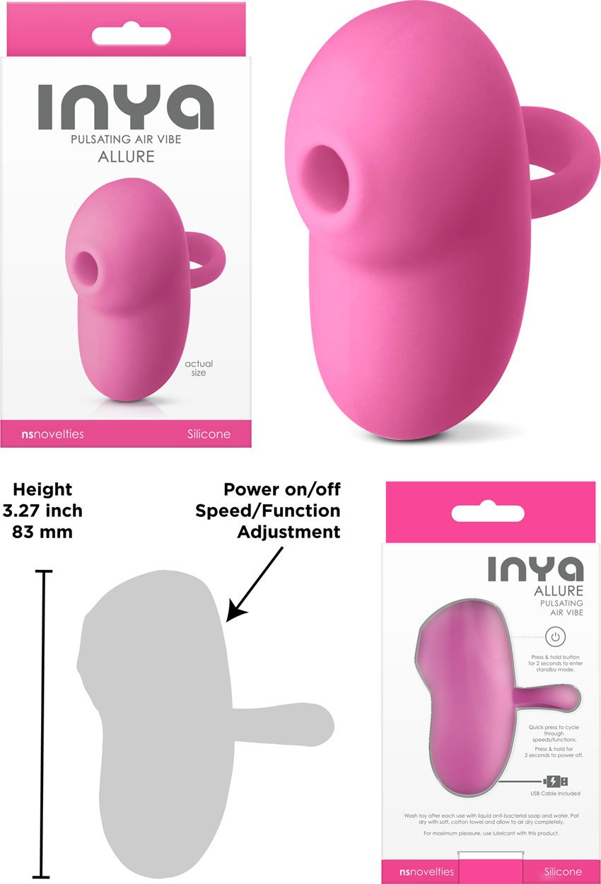 Inya Allure | Ultrakompakter Klitorisstimulator | Mikroabsaugungen
