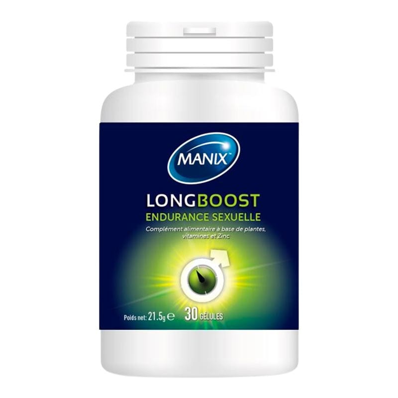 Manix LongBoost | 30 capsules pour renforcer votre endurance sexuelle
