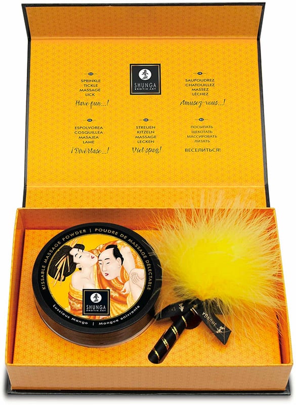 Shunga | Küssbares Massagepuder | Köstliche Mango