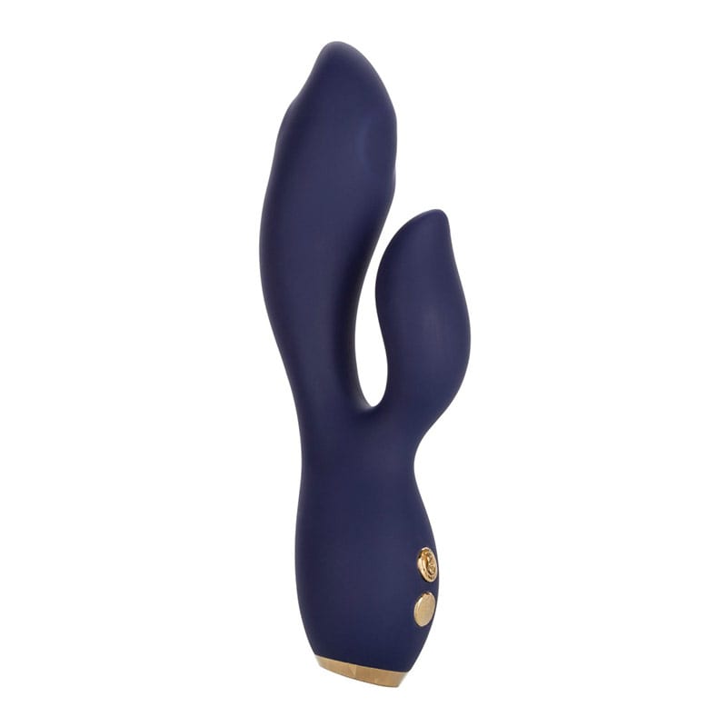 CalExotics Chic Blossom | Vibrator kaninchen pulsant | Blau