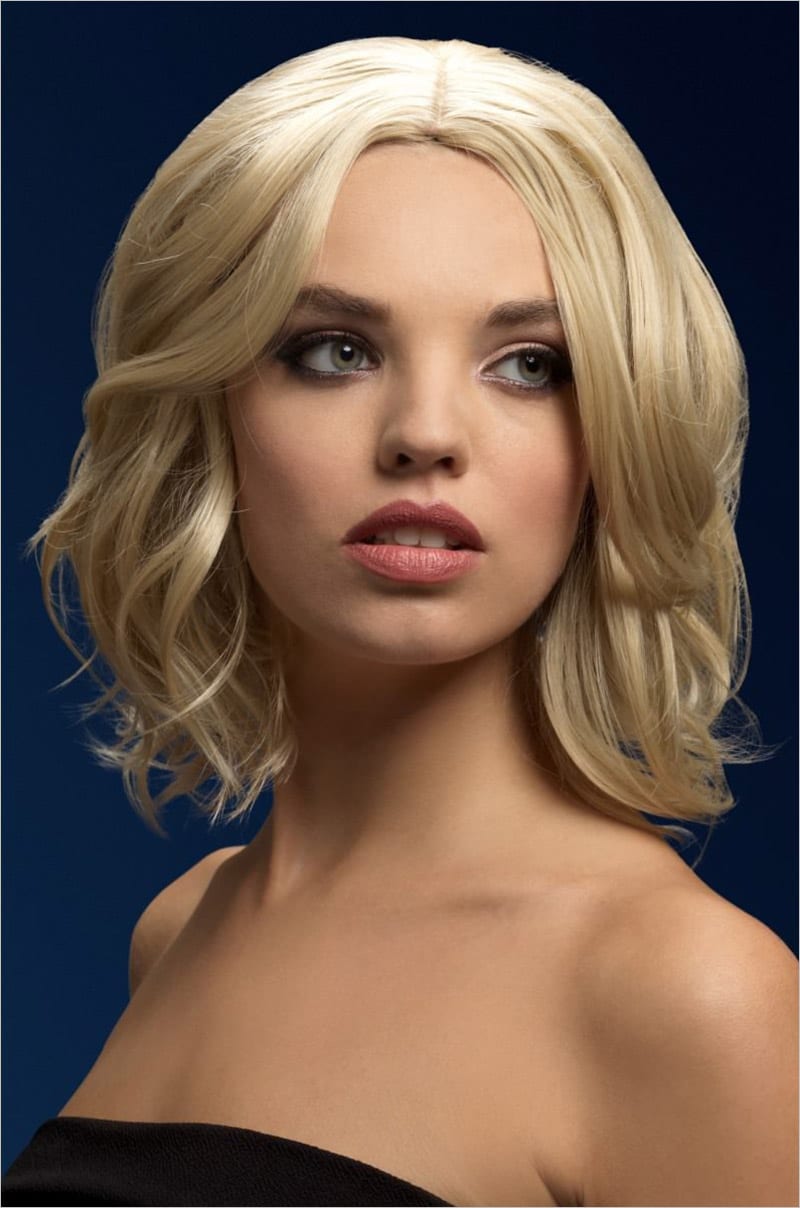Fever Wigs Olivia |&nbsp;Perruque coupe courte ondulée | Blond foncé