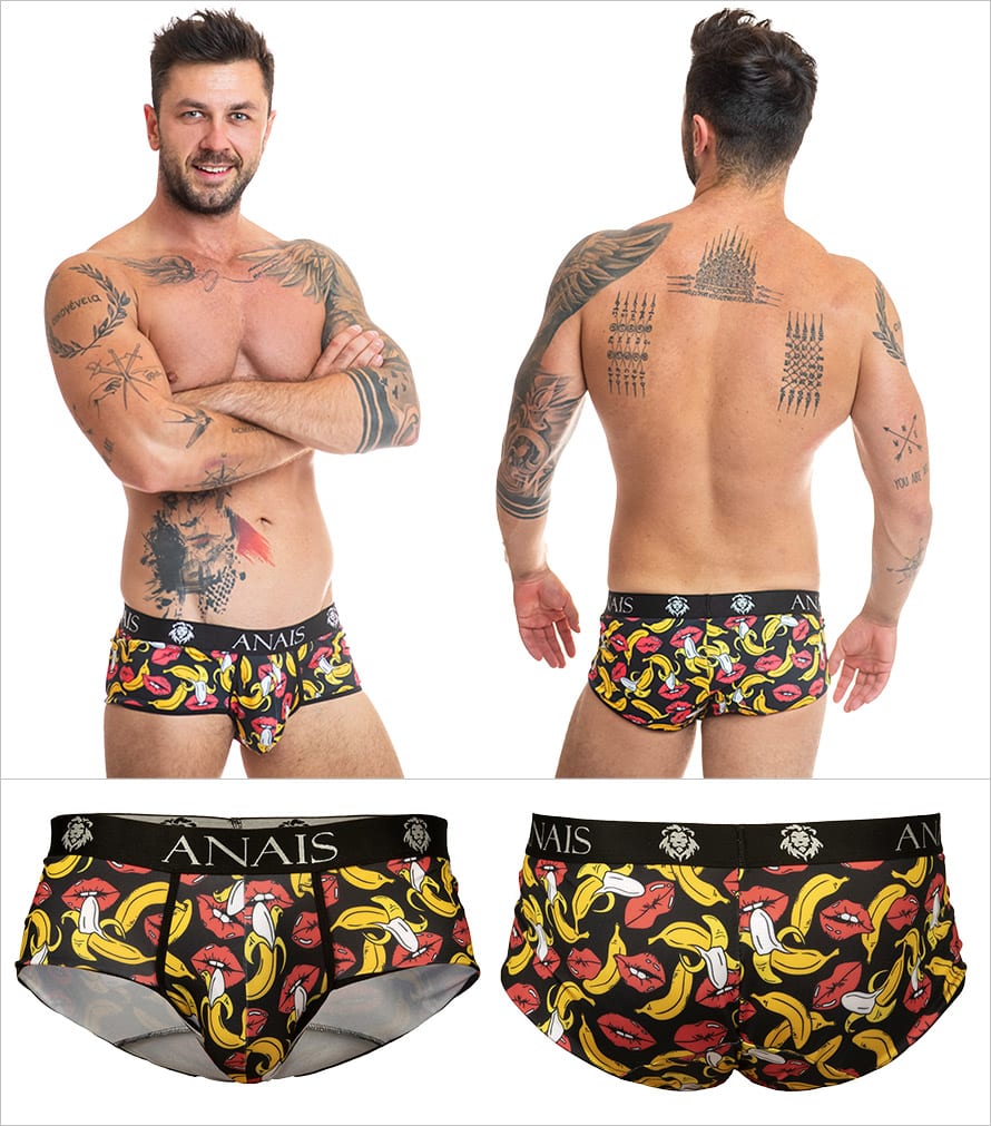 Anais for Men Banana Brief Boxershorts - Schwarz
