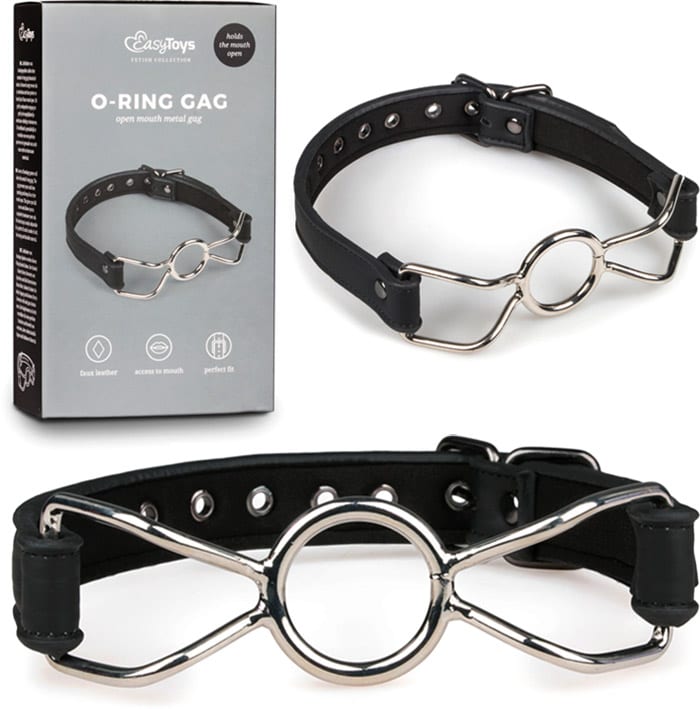 EasyToys O-Ring Gag | Bâillon avec anneau buccal, aisément réglable