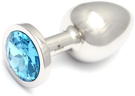 Plug anal Rosebuds Cristal - Aqua (L)