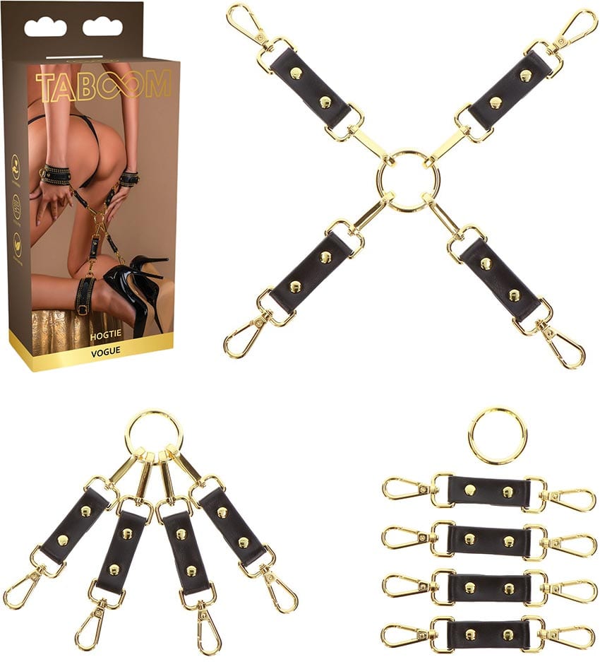 Taboom Hogtie Vogue | Kit de contrainte BDSM | Noir