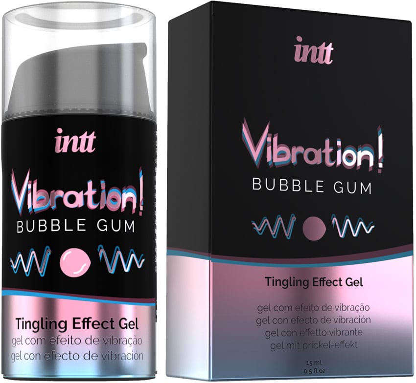 Intt Vibration! Bubble Gum | Gel pour amplifier les orgasmes | 15 ml