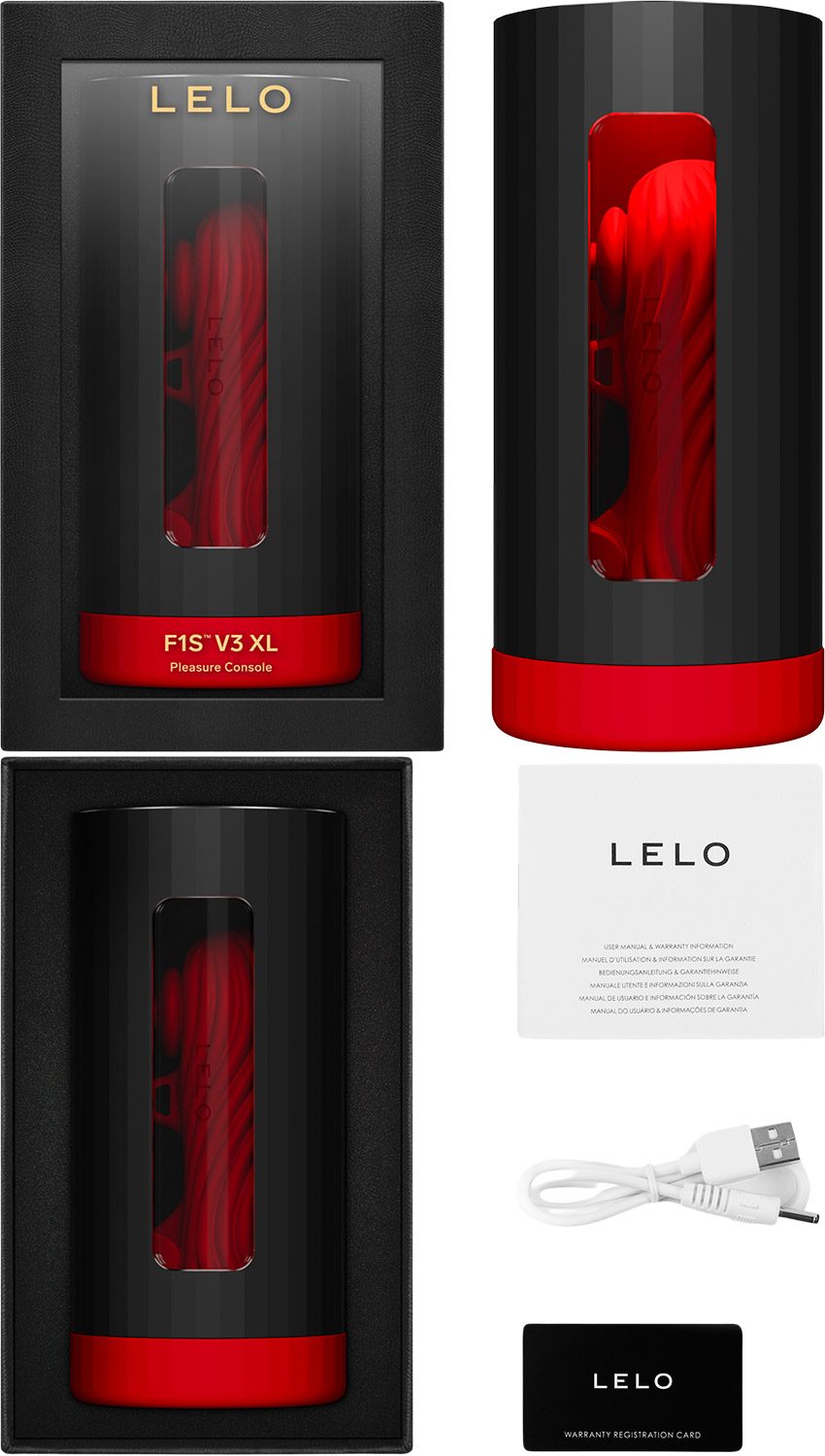 LELO F1S V3 XL | Masturbator für Männer mit SenSonic Technologie