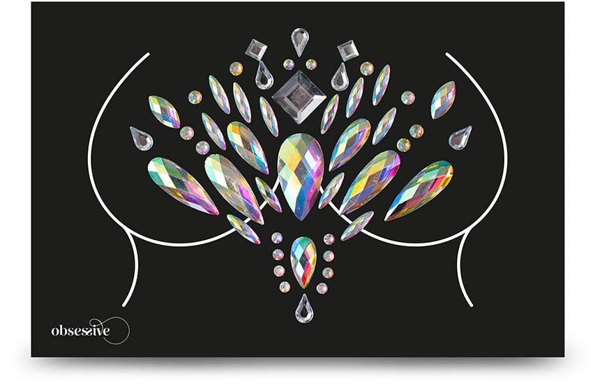 Obsessive 2900 | Bijou autocollant pour les seins