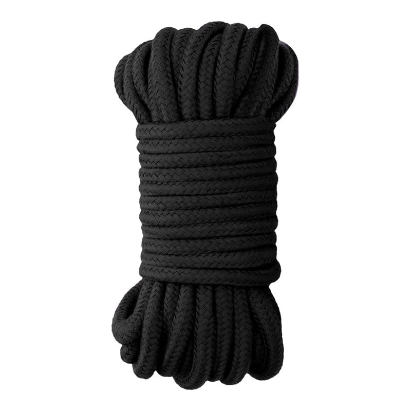 Ouch! | Corde de bondage japonaise de couleur noire | 10 mètres