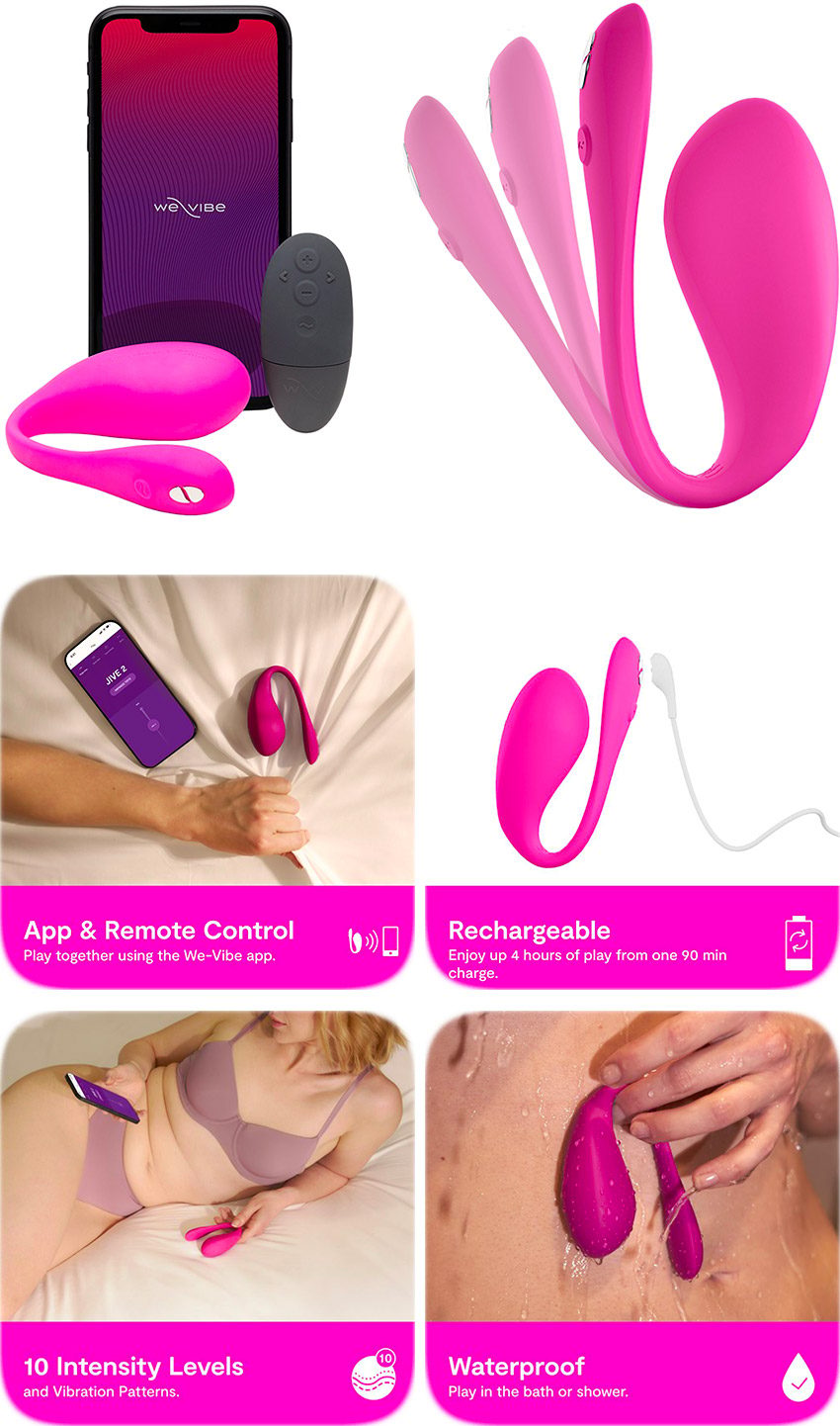 We-Vibe Jive 2 | Oeuf vibrant | Vibromasseur télécommandé | iOS/Android