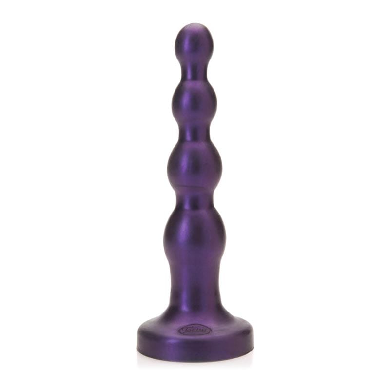 Plug anal Tantus Ripple avec perles anales progressives - Violet (L)