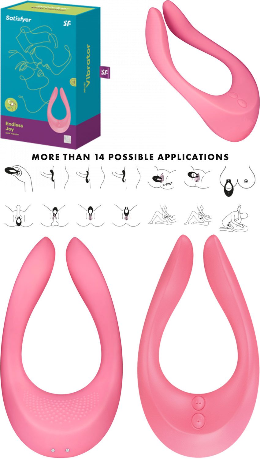 Satisfyer Endless Joy | Sextoy für Paare, Mann und Frau