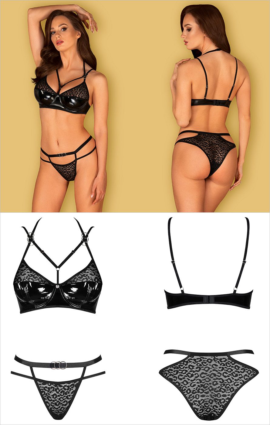 Obsessive Bagirela Set - 2-teilig - Schwarz