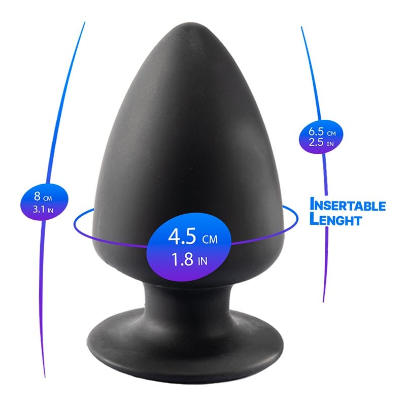 Silex-D Modèle 1 - XS | Plug anal silicone bi-densité thermoréactif