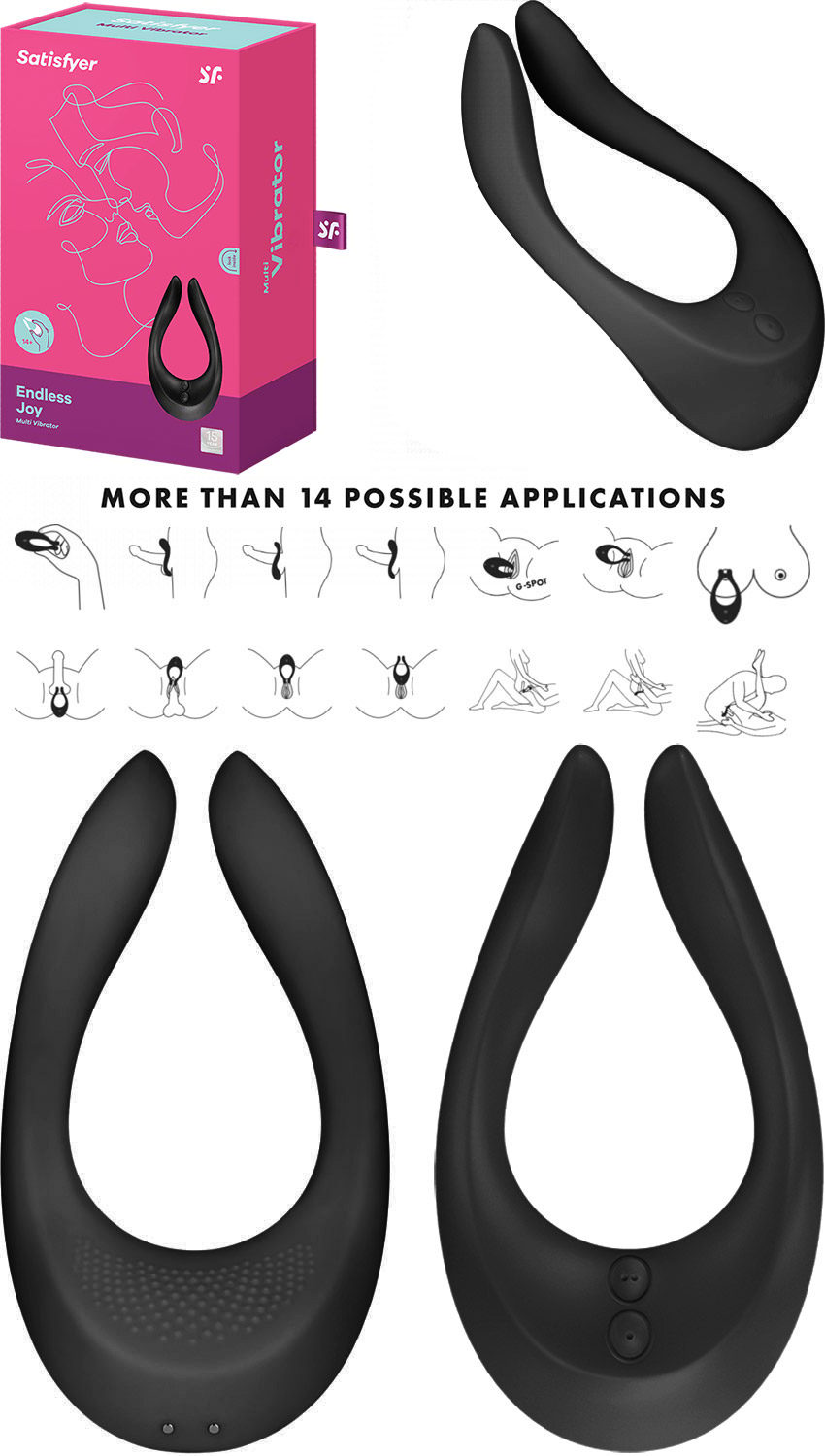 Satisfyer Endless Joy | Sextoy für Paare, Mann und Frau