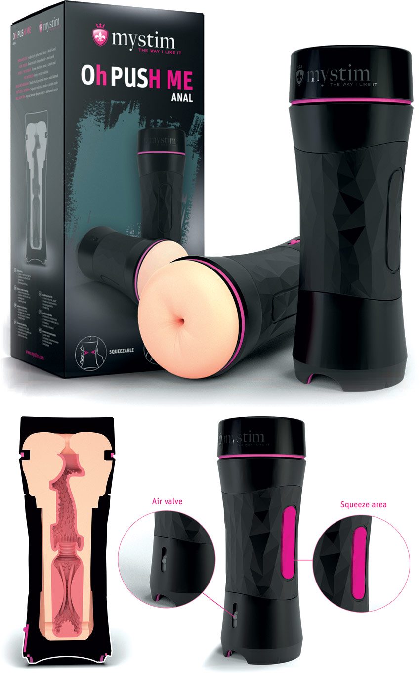 Oh Push Me - Anal | Masturbator nachahmend die anale Penetration