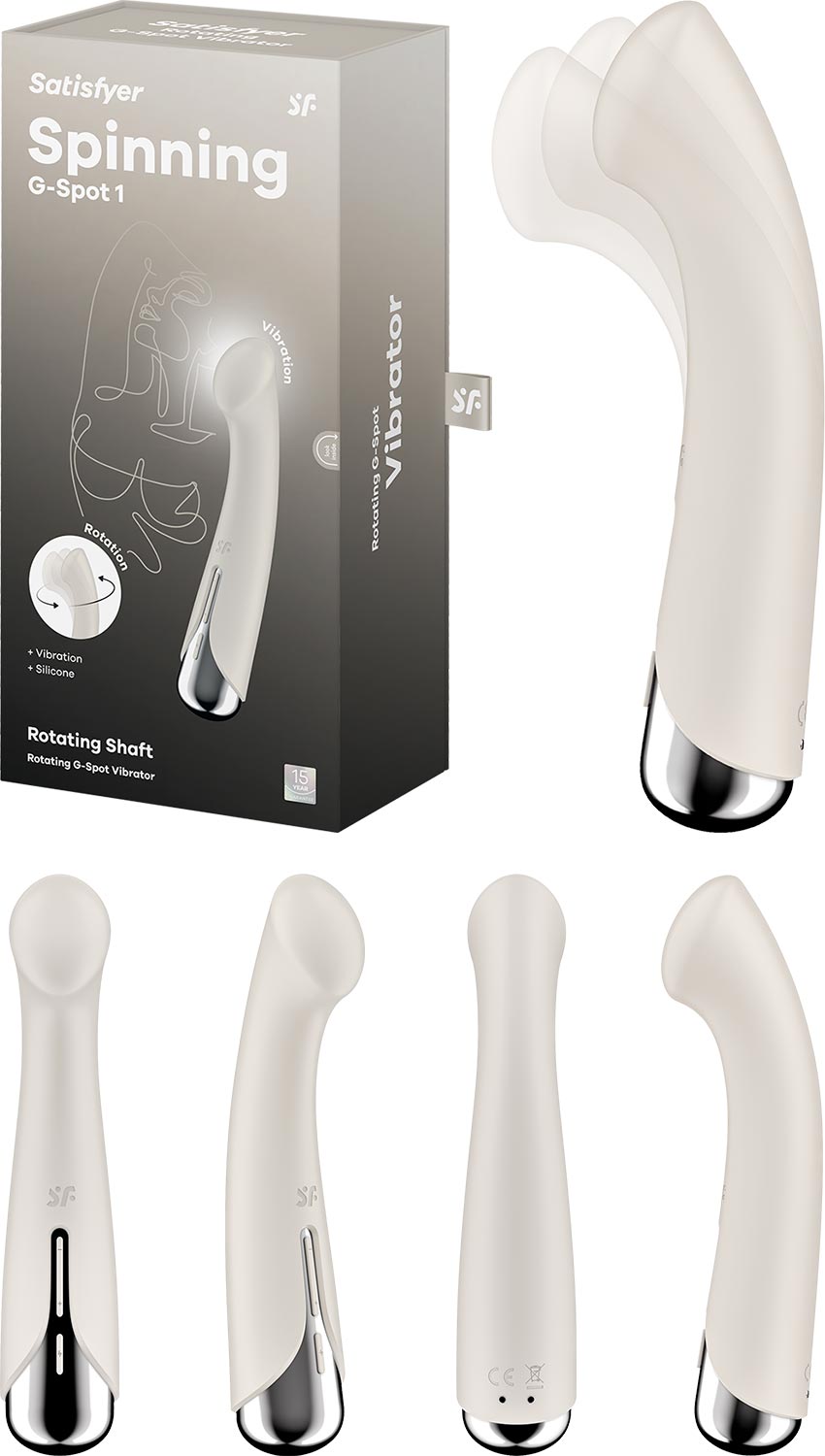 Satisfyer Spinning G-Spot | Vibromasseur vibrant et rotatif