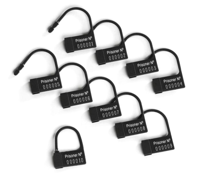 Mystim Cadenas en plastique | 10 cadenas pour cage de chasteté