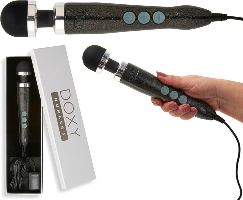 DOXY Die Cast 3 | Vibromasseur ultra-puissant | Noir