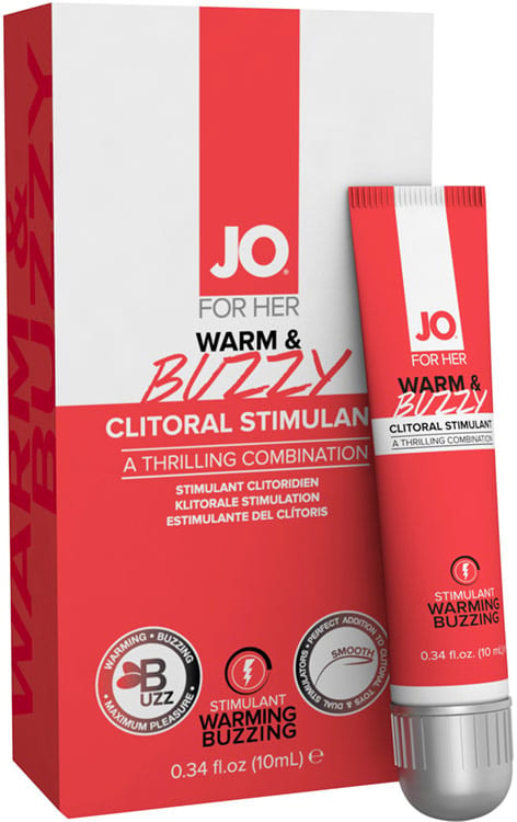 System JO Warm & Buzzy | Stimulationsgel für die Klitoris | 10 ml