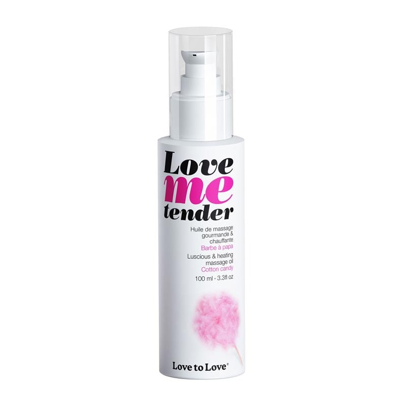 Love to Love | Huile de massage chauffante | Goût de barbe à papa