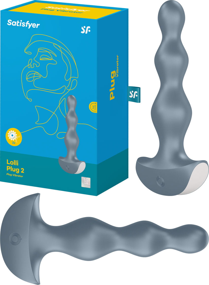 Satisfyer Lolli Plug 2 | Plug anal vibrant en silicone | Homme & femme