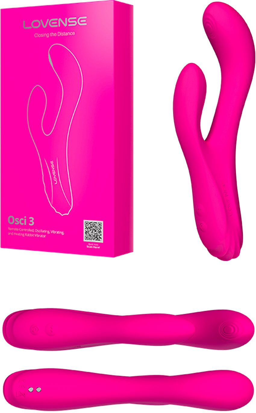 Lovense Osci 3 | G-Punkt stimulierender Rabbit-Vibrator mit Oszillationen