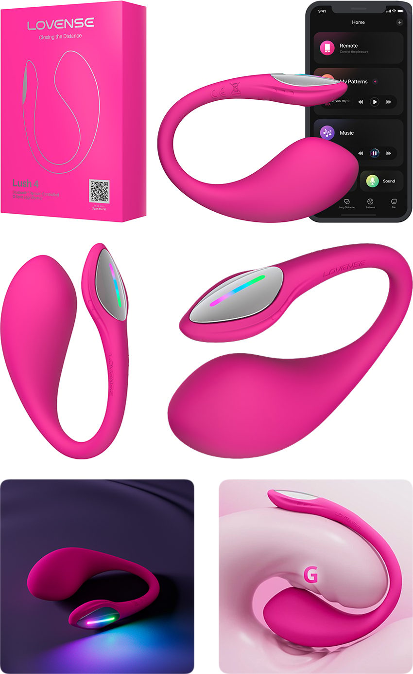 Lovense Lush 4: Sextoy contrôlable à distance | Bestseller - KissKiss