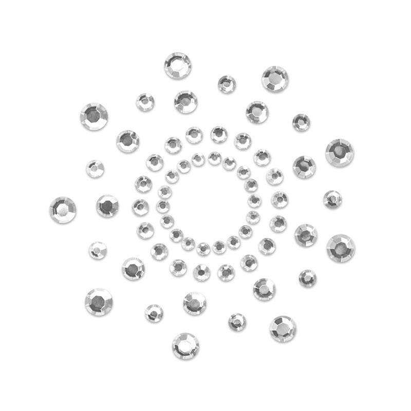 Bijoux Indiscrets Mimi | 2 Cache-seins adhésifs en strass brillants