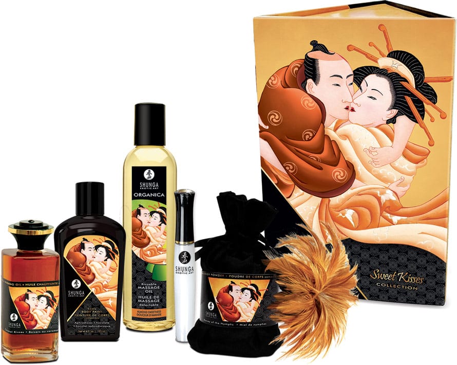 Shunga Sweet Kisses Collection | Erotische Box | 5 Produkte