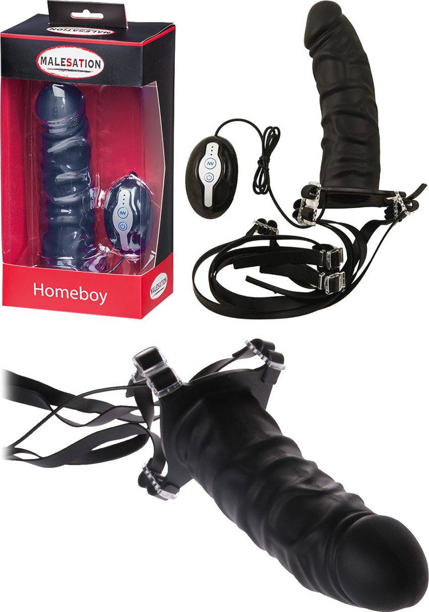 Malesation Homeboy | Gode-ceinture creux et vibrant | Aspect réaliste