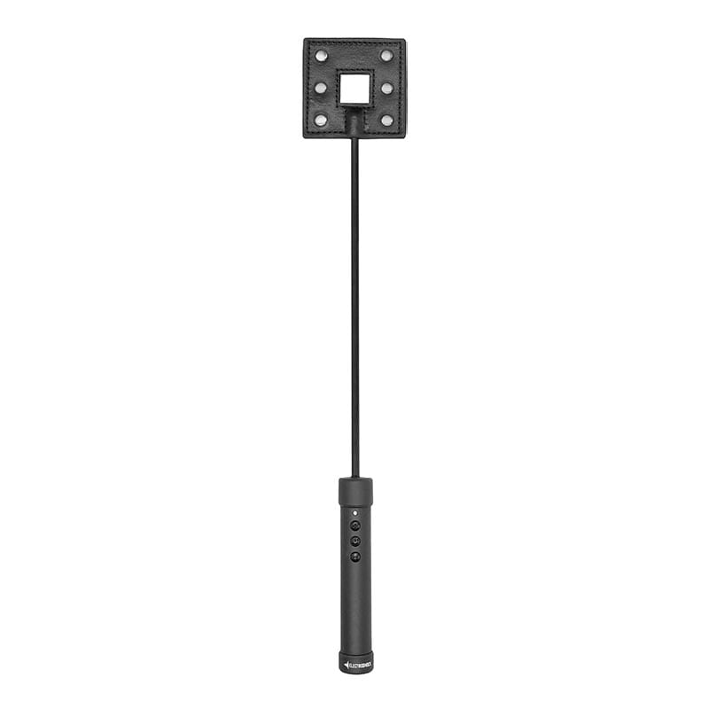 Electroshock E-Stim Crop | Cravache électrostimulante en similicuir
