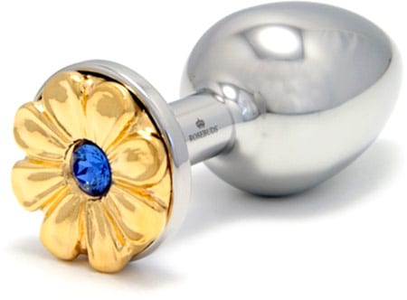 Rosebuds Daisy Gold | Analplug mit einem goldenen Gänseblümchen | M