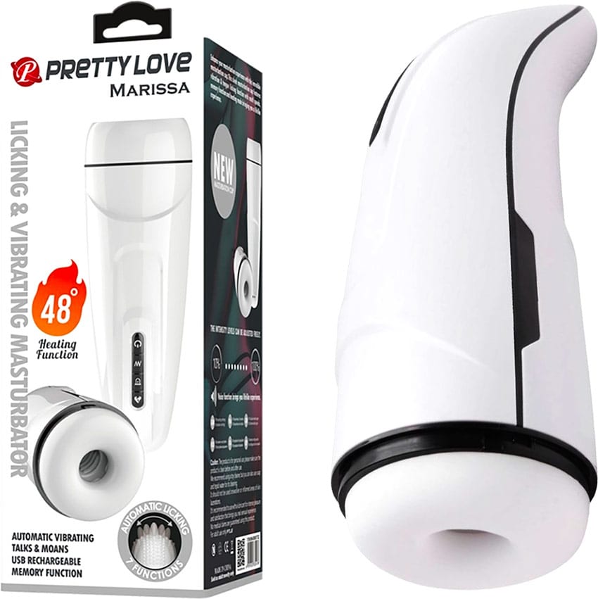 Pretty Love Marissa | Masturbateur pour homme imitant une fellation