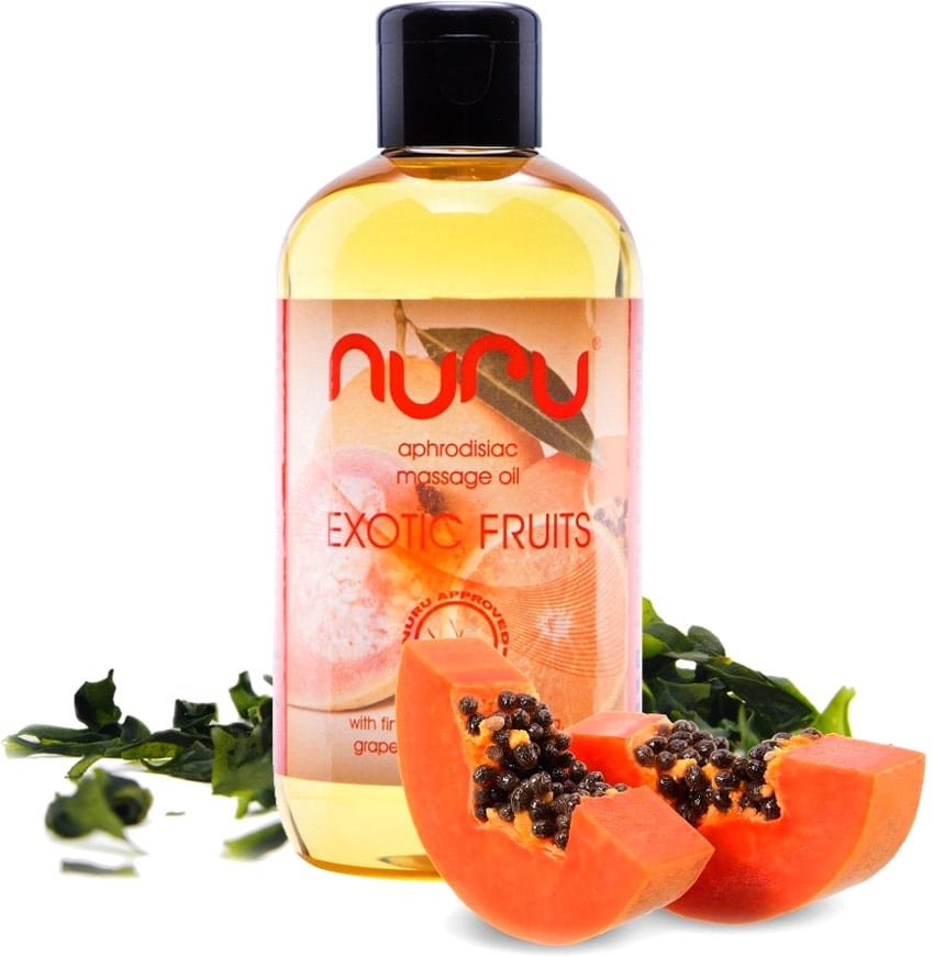 Nuru Exotic Fruits | Aphrodisisches Massageöl | Exotische Früchte