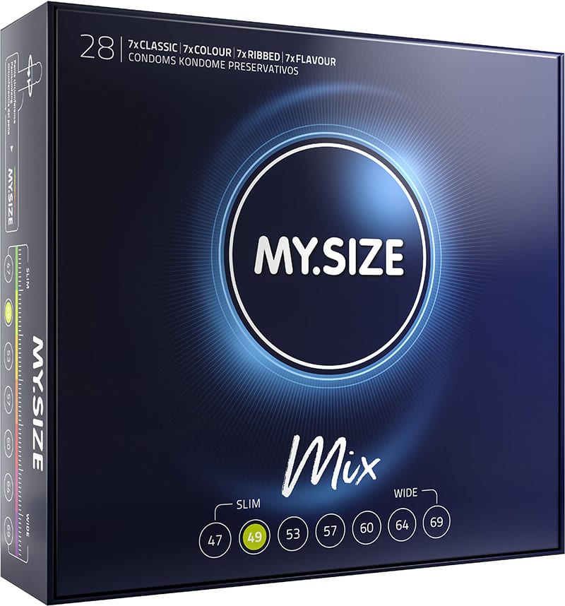My Size Mix | Taille 49 | Mix de préservatifs avec taille spécifique