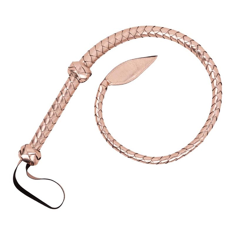 Rosy Gold Kinky Whip | Fouet BDSM élégant rose gold