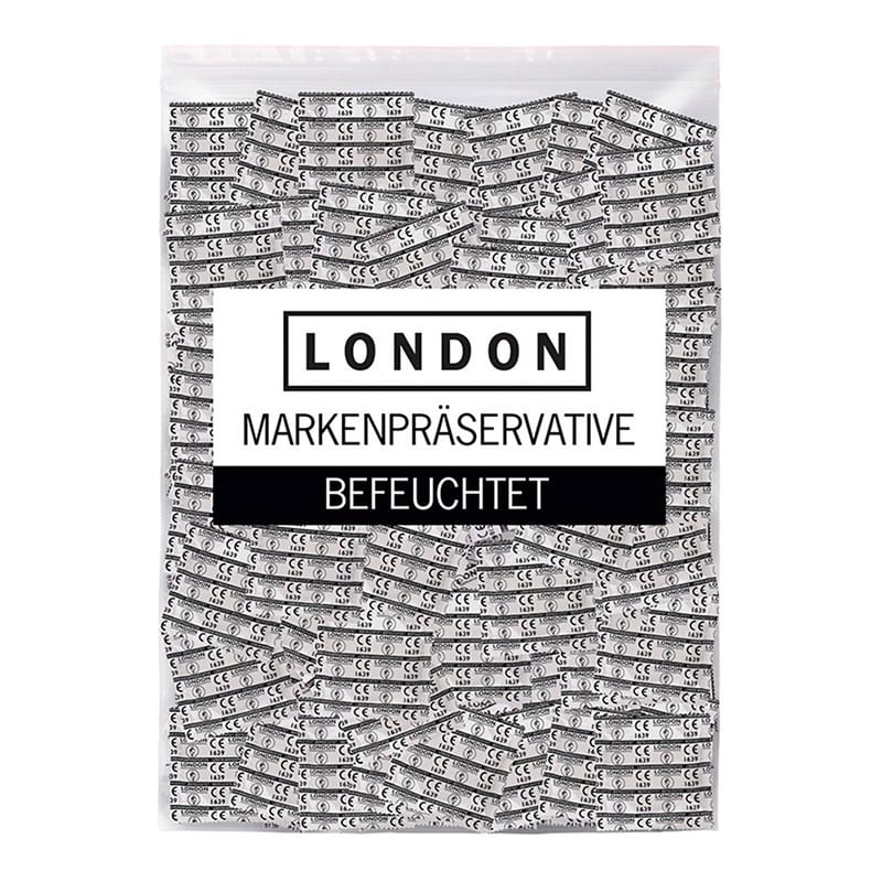 Durex London Q600 Lubrifié - Lot de 100 préservatifs