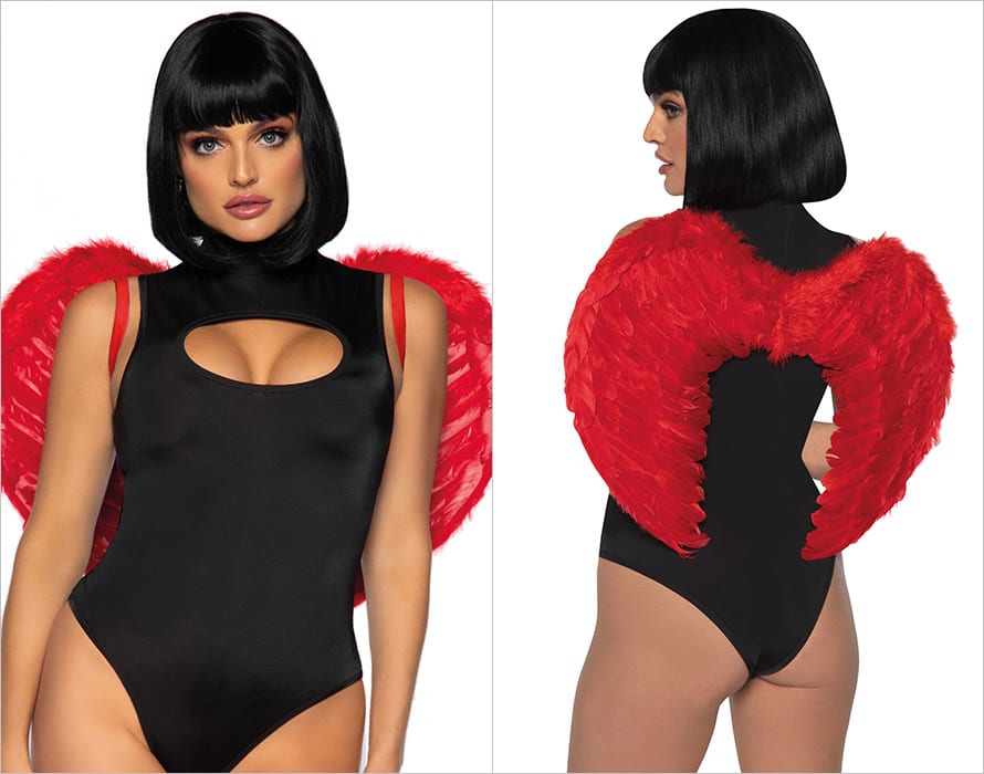 Leg Avenue 2776 Devil Wings | Aile de diablesse en plumes