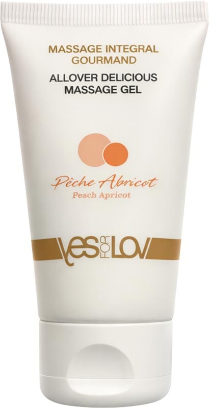 YESforLOV Massage Intégral Gourmand | Pêche & Abricot | 30 ml