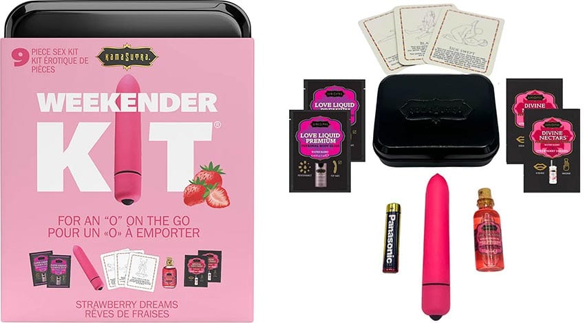 Kama Sutra The Weekender | Kit für Paare | Erdbeerträume