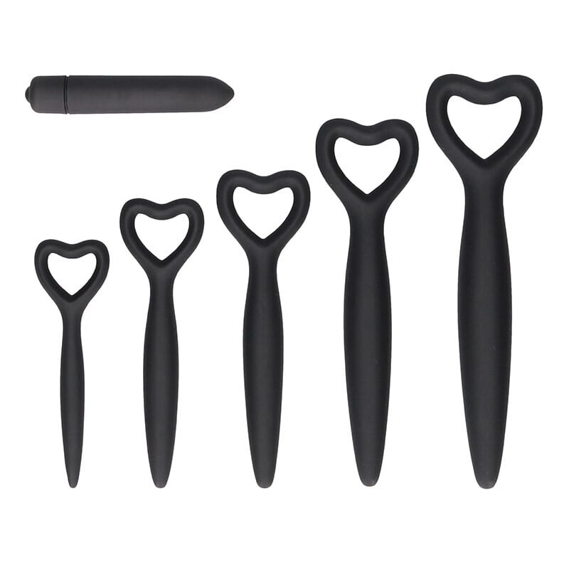 Ouch! Silicone Vaginal Dilator Set | 5 dilatateurs + 1 vibromasseur