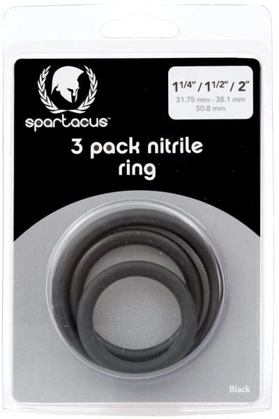 Spartacus Cockring Set Nitrile | Latexfreie Penisringe | 3 Stück