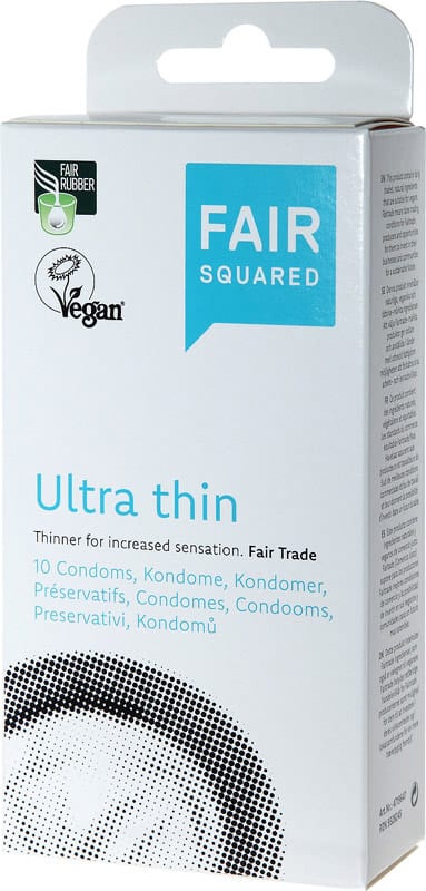 Fair Squared Ultra thin | Préservatifs ultra-fins | 10 pièces