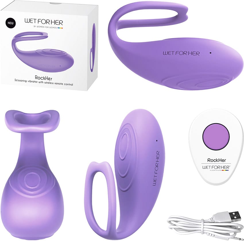 Wet For Her RockHer Scissoring | Vibrator für lesbische Paare