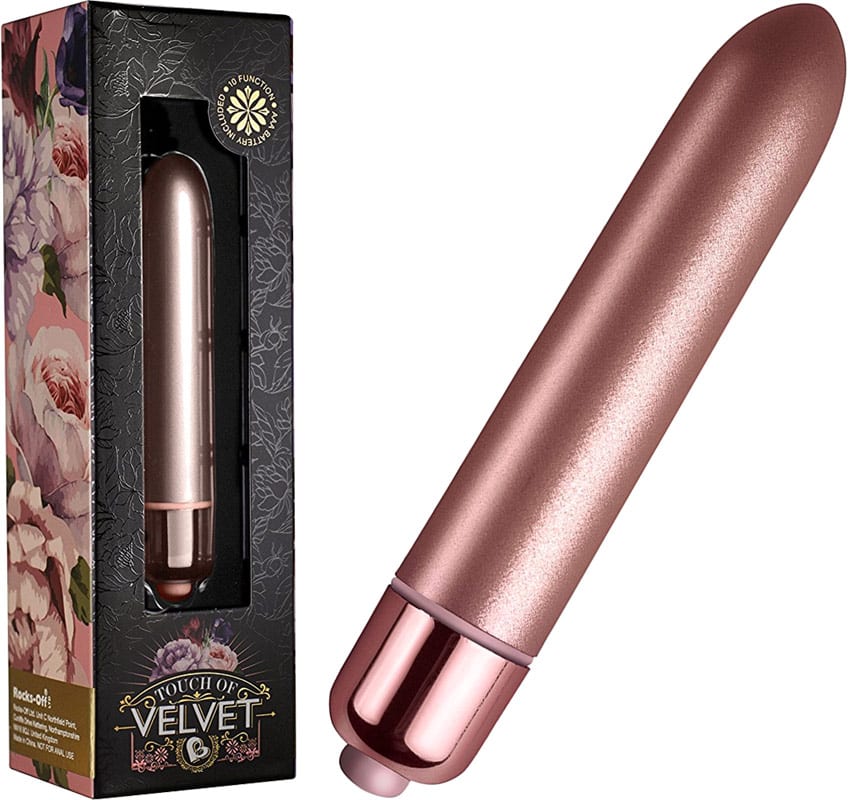 Rocks-Off RO-90mm | Touch of Velvet Rose Bloom | Mini-Vibrator
