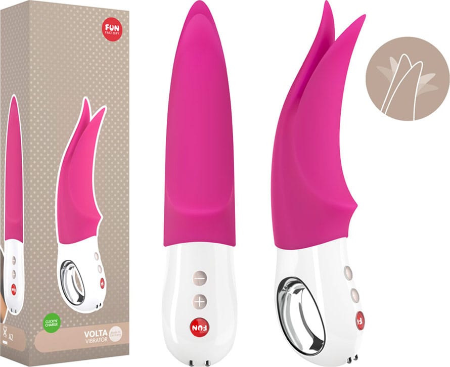 Fun Factory Volta | Vibromasseur pour la stimulation externe | Violet