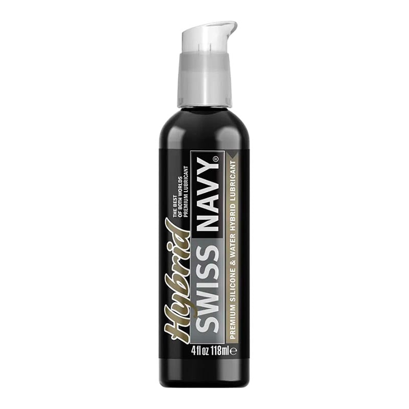 Swiss Navy Hybrid | Lubrifiant à base de silicone et d'eau | 118 ml