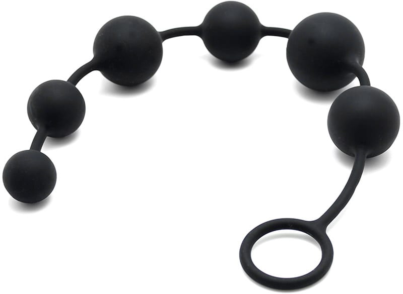 Chapelet de boules anales en silicone souple Rimba - Envoi discret